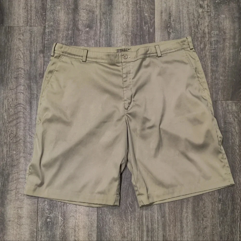 Nike Men's Golf Tour Performance Dri-Fit Tan Shorts